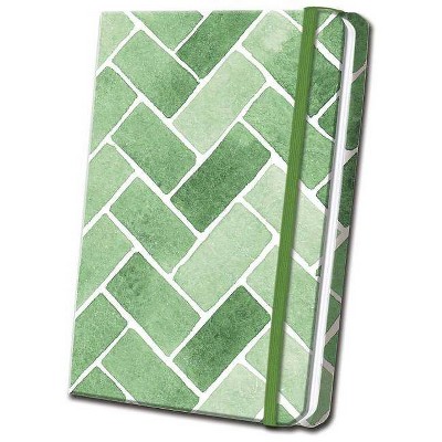 Green Tile Linen Journal - by  Editors of Thunder Bay Press (Hardcover)