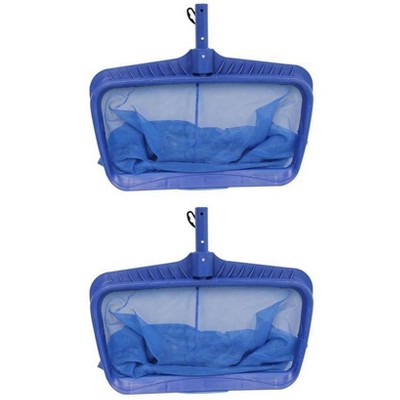 2) Swimline Hydro Tools 8040 Professional Heavy Duty Deep Bag Leaf Rake Pool Net