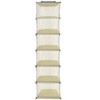 J&V TEXTILES Hanging Closet Organizer, 6-Shelf 10-Shelf Closet Hanging Storage Shelves, Grey/Beige 2-Pack - 4 of 4