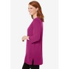 Woman Within Plus Size Perfect Three-Quarter-Sleeve Scoopneck Tunic - 4 of 4