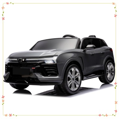 24V Kids Ride On Car, 2-Seater SUV Licensed Chevrolet Blazer Electric Car w/Parent Remote Control