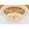 Elegant Lighting Bowen 2 - Light Flush Mount in  Satin Gold - 3 of 4