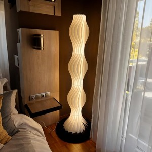 Artloge Acrylic Floor Lamp Standing Ambient Lighting Corner Lamp for Living Room Bedroom - 1 of 4