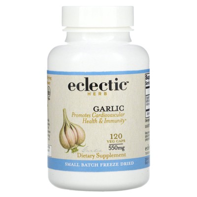 Eclectic Herb Freeze Dried, Garlic, 550 mg, 120 Veg Caps