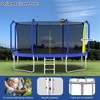 NAYSAYE Trampoline 14FT with Basketball Hoop and Safety Net for Outdoor Fun and Fitness, Blue, 168.11"*107.87"*149.80" - 3 of 4