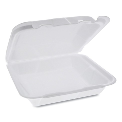 Pactiv White 5-Compartment School Lunch Tray