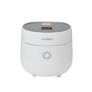 Cuckoo 6-Cup Micom Rice Cooker and Warmer White: 13 Settings, Automatic Keep Warm, Timer, Dishwasher-Safe Parts - 1 of 4