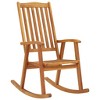 VidaXL Rocking Chair with Cushions Solid Acacia Wood - 2 of 4