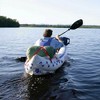 Sea Eagle 370 Pro 3 Person Inflatable Water Sport Kayak Canoe Boat with Paddles - 2 of 4