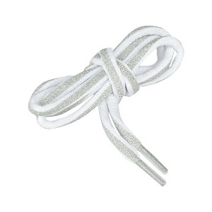 Elerevyo Reflective Oval Half Round Colorful Shiny Shoe Laces for Sneakers Basketball Shoes 2 Pairs - 1 of 4