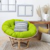 Suede Outdoor Round Papasan Chair Cushion - Sorra Home - 2 of 3