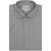 Mens Short Sleeve  Slim Fit Easy Care Dress Shirt - Colors - 3 of 3