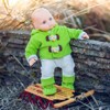 The Queen's Treasures 15 Inch Baby Doll Clothes Green & Cream Overalls Set - 2 of 4