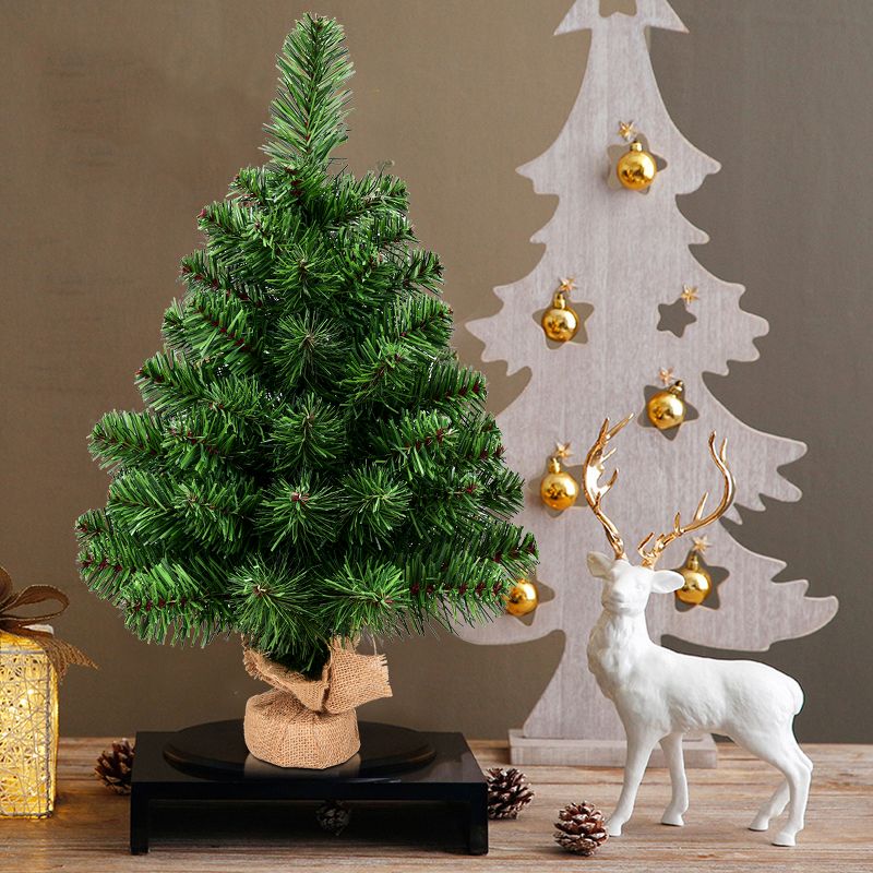 Costway 2Ft Season Decoration PVC Artificial Small Christmas Tree, 2 of 11