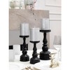 3x4 inch Pillar Candles Set of 3 ¨C Unscented Dripless Rustic Candles for Decor, Centerpieces, Weddings - 4 of 4