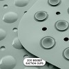 Non Slip Bathtub And Shower Mats 40x16 Extra Long Bath Tub Mat With Suction Cups & Drain Holes - Lux Decor Collection - 4 of 4