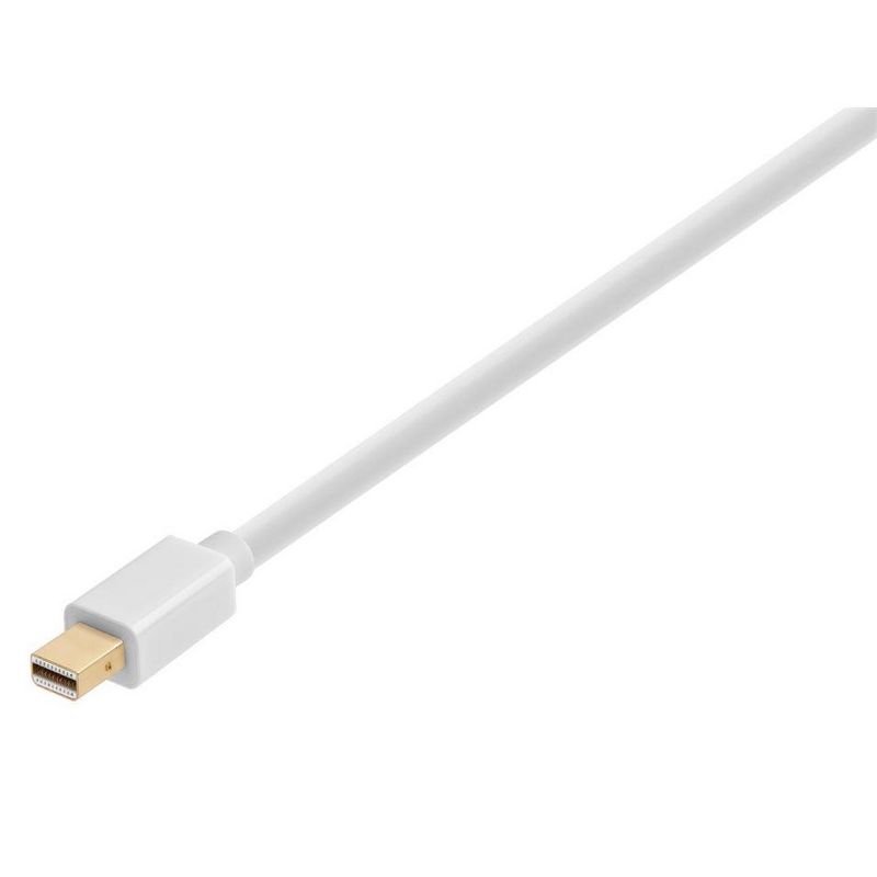 Monoprice Video Cable - 6 Feet - White | 32AWG Mini Display Port to DVI Cable, 3 of 7