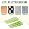 Unique Bargains ABS Anti-Slip Mini Size Wide Applications Door Stop 4 Pcs - 4 of 4