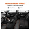 VEVOR Automotive Floor Mats, Fits for Toyota RAV4 (Not for Hybrid or Prime) 2019-2024, 3 pcs Front and 2nd Row Liners, Black - 4 of 4