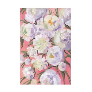 Trademark Fine Art - blursbyai Kinsly Painterly Bouquet In Pink Canvas Art - 1 of 4