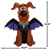 Gemmy Airblown Inflatable Scoob Puppy As Bat WB , 3.5 ft Tall, Multicolored - 3 of 4