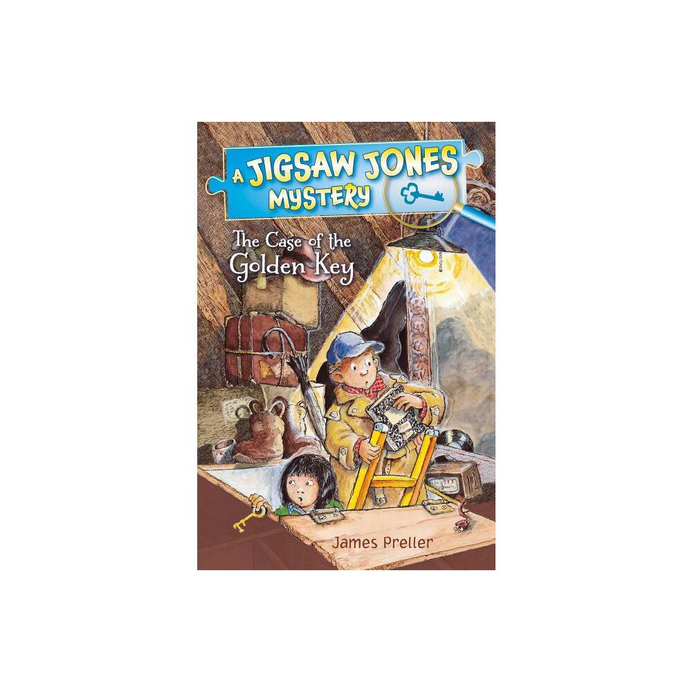 Jigsaw Jones: The Case of the Golden Key - (Jigsaw Jones Mysteries) by James Preller (Paperback)