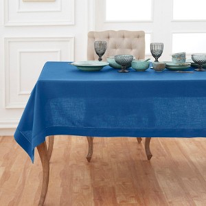 Solino Home Linen Tablecloth | Classic Hemstitch - 1 of 4