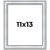 PosterPalooza | Photo Size Classic Silver Picture Frame - UV Acrylic, Foam Board Backing, Hanging Hardware - 2 of 4