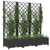 vidaXL Garden Planter - Black 47.2" x 15.7" x 47.8" - 3 of 4