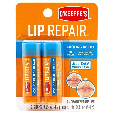 O'Keeffe's Lip Repair Cooling Twin Stick - 0.30oz