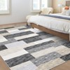 Living Room Rugs 8x10 Ultra-Soft Contemporary Accent Carpet, Large Neutral Floor Cover, Foldable Thin Indoor Mat, Non-Shedding Soft Low Pile Rug - 3 of 4