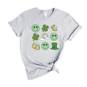 Simply Sage Market Women's Irish Icons Chart Short Sleeve Graphic Tee - 1 of 3