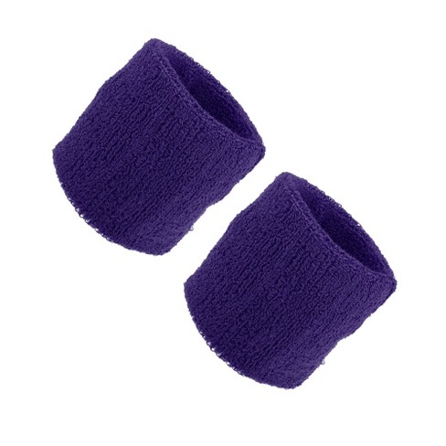 Unique Bargains Wrist Sweat Bands Wristbands For Sport Absorbing Cotton  Terry Cloth 3.15 Dark Pink 1 Pair : Target
