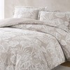 Lush Décor Bali Tropical Leaves Gauze Jacquard Duvet Cover - 4 of 4