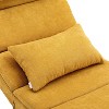 Rocking Chair, Upholstered Glider Lounge Rocking Chair, Modern Wood Lounge Sofa Chair for Living Room, Bedroom, Office, Balcony - 4 of 4