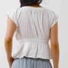 Women's V-Neck Sleeveless Top - Cotton with Bow Tie Waist Detail & Elastic Waistband Cherie Code - 3 of 4