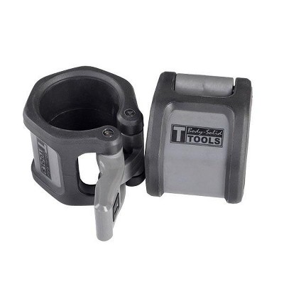 Body-Solid Tools Lock-Jaw Hex Barbell Collar Pair