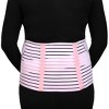 Unique Bargains Maternity Antepartum Belt Pregnant Women Abdominal Support Waist Belly Band Pink - image 3 of 4