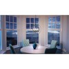Urban Ambiance Luxury Luxe Industrial Chandelier,  18-3/8"H x 16"W,  Polished Nickel Finish, UHP2322 - 2 of 4
