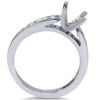 Pompeii3 1/4ct Diamond Channel Set Mount Ring 14K White Gold - 2 of 3