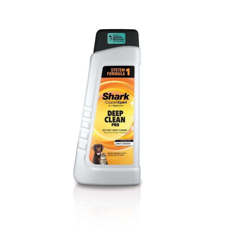 Shark CarpetXpert Deep Clean Pro Formula 48oz for use with Shark Upright &#38; Portable Carpet Cleaners - EXCM48, 1 of 9