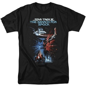 Star Trek Search For Spock(Movie) Adult T-Shirt Black - 1 of 4