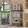 MOEPISY Towel Rack Free Standing 3-Tier M-Shaped Detachable Dividers - 4 of 4