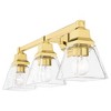 Livex Lighting Mission 3 - Light Vanity in  Polished Brass - 3 of 4