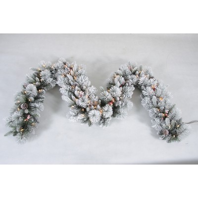 Season's Designs Christmas 9Ft X12In Vermont Collection Garland Pe