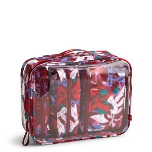 Vera Bradley Women's Outlet Clear 4 Piece Cosmetic Set - 1 of 2