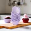 Unique Bargains Cupcake Liners Small Flower Shape Baking Cup Liners Greaseproof Paper 1.77"x1.97" 200 Pcs - 2 of 4