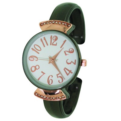 Olivia Pratt Every Day Large Numbers Dial Metal Bangle Watch