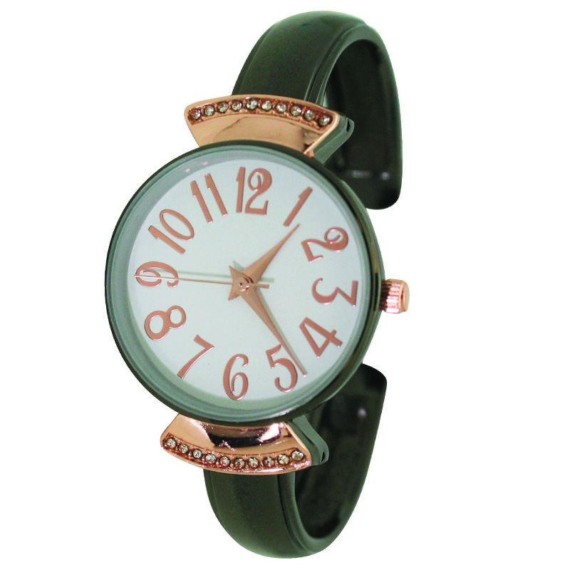 Olivia Pratt Every Day Large Numbers Dial Metal Bangle Watch, 1 of 6
