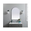 Elegant Lighting Metal Frame Arch Mirror 24x36 Inch in Silver - 2 of 4